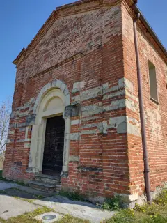 Facciata - Chiesa di San Lorenzo a Tigliole