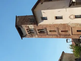 Vista - Campanile del Castello di Corveglia a Villanova d'Asti