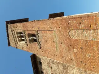 Vista - Campanile del Castello di Corveglia a Villanova d'Asti