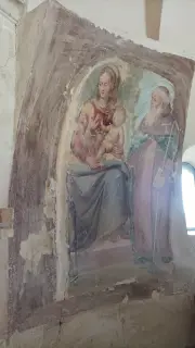 Madonna col Bambino e Sant'Antonio - Chiesa di San Lorenzo a Mombello di TorinoFrazione Barbaso