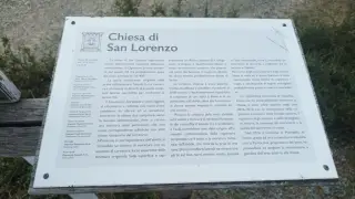 Pannello illustrativo - Chiesa di San Lorenzo a Mombello di TorinoFrazione Barbaso