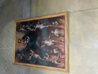 Tela di Orsola Caccia Annime purganti - Torre Campanaria di Santa Giulia a Monastero Bormida