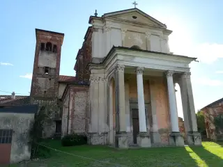 Campanile e facciata - Ex Parrocchiale di San Vincenzo a Mottalciata