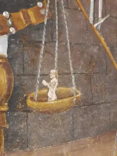 San Michele - dettaglio - Parrocchiale di San Giovanni a Villafranca PiemonteFrazione San Giovanni