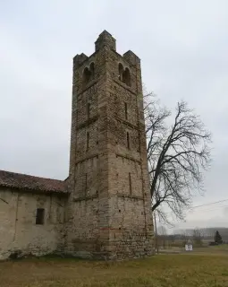 Fianco e campanile - Cappella di San Giacomo a CumianaFrazione Tavernette