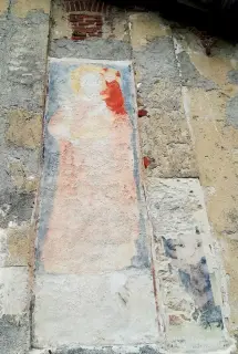 Affresco San Cristoforo - Cappella di San Giacomo a CumianaFrazione Tavernette