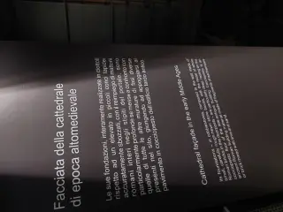 Pannello illustrativo - Duomo o Cattedrale di San Lorenzo a Alba