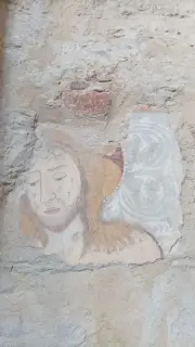 Tracce di affresco - Chiesa della Madonna della Neve a Castell'Alfero