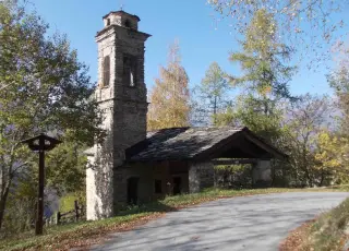 Vista - Cappella di San Sebastiano a Celle di MacraFrazione Chiotto