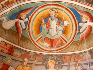 Pantocratore - Cappella di San Sebastiano a Celle di MacraFrazione Chiotto