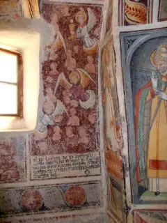Affresco - Cappella di San Sebastiano a Celle di MacraFrazione Chiotto