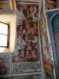 Affresco - Cappella di San Sebastiano a Celle di MacraFrazione Chiotto