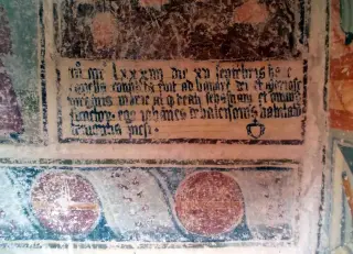 Data e Firma Baleison - Cappella di San Sebastiano a Celle di MacraFrazione Chiotto