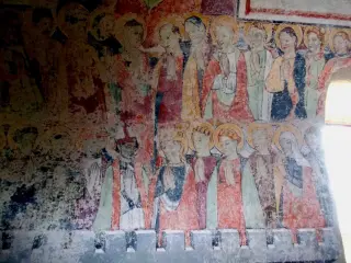 Affresco - Cappella di San Sebastiano a Celle di MacraFrazione Chiotto