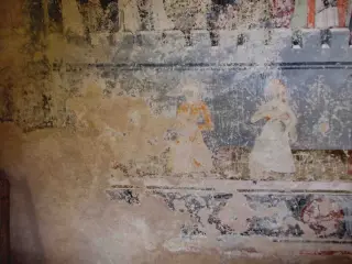Affresco - Cappella di San Sebastiano a Celle di MacraFrazione Chiotto