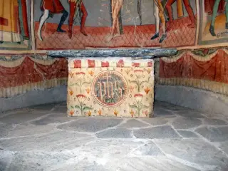 Altare - Cappella di San Sebastiano a Celle di MacraFrazione Chiotto