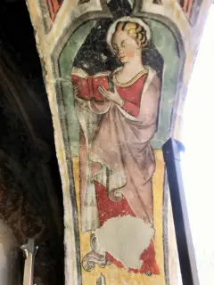 Affresco - Cappella di San Sebastiano a Monterosso Grana