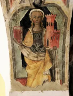 Affresco - Cappella di San Sebastiano a Monterosso Grana