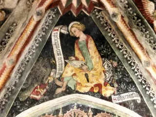 Affresco - Cappella di San Sebastiano a Monterosso Grana