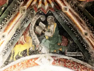 Affresco - Cappella di San Sebastiano a Monterosso Grana