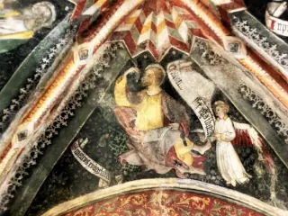Affresco - Cappella di San Sebastiano a Monterosso Grana
