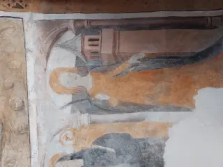 Affresco - Cappella della Madonna delle Grazie a BussolenoFrazione Foresto