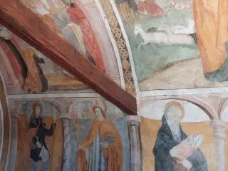 Affresco - Cappella della Madonna delle Grazie a BussolenoFrazione Foresto