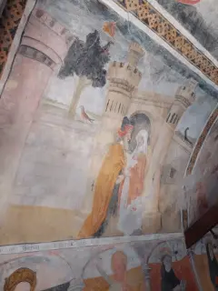 Affresco - Cappella della Madonna delle Grazie a BussolenoFrazione Foresto