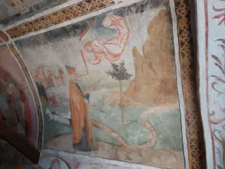 Affresco - Cappella della Madonna delle Grazie a BussolenoFrazione Foresto