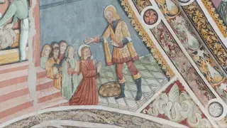 Affreschi della volta - Cappella di San Sebastiano a Busca