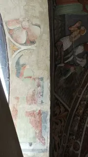Affreschi del sottarco - Cappella di San Sebastiano a Busca