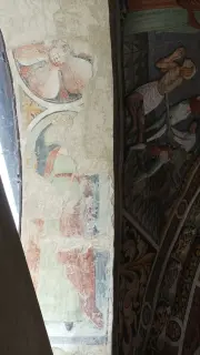 Affreschi del sottarco - Cappella di San Sebastiano a Busca