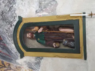 San Rocco statua - Cappella di San Rocco a Brossasco