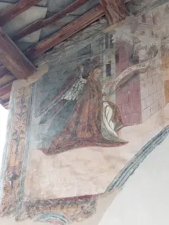 Annunciazione dettaglio - Cappella di San Rocco a Brossasco