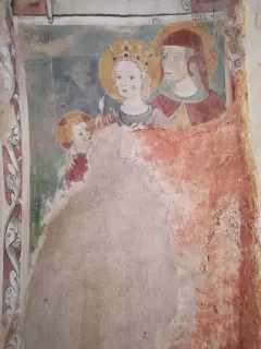 Gesù, Maria e Sant'Anna - Chiesa Cimiteriale di San Salvatore a Caltignaga