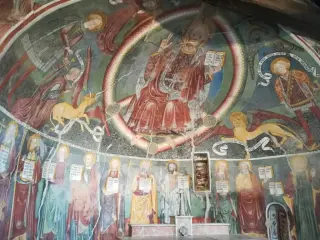 Cristo pantocratore - Chiesa Cimiteriale dei Santi Nazario e Celso a CaltignagaFrazione Sologno