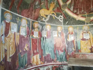 Teoria di santi - Chiesa Cimiteriale dei Santi Nazario e Celso a CaltignagaFrazione Sologno