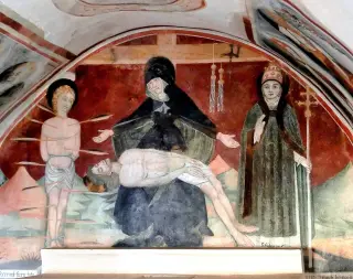 Deposizione - Cappella di San Grato a CanischioFrazione Ruà di Sotto