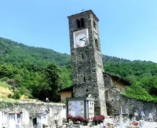 Campanile - Campanile del Cimitero a CondoveFrazione Mocchie