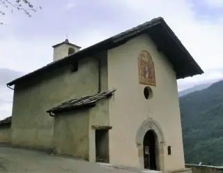 Facciata - Cappella di Sant'Andrea a ChiomonteFrazione Ramats