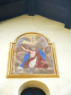 Dipintoin facciata - Cappella di Sant'Andrea a ChiomonteFrazione Ramats