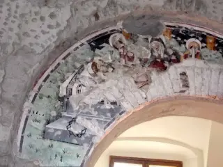 Mise au tombeau pie donne al sepolcro - Ex Chiesa dei Santi Pietro e Paolo a Caraglio