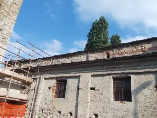 Lato nord e sottotetto - Ex Chiesa dei Santi Pietro e Paolo a Caraglio