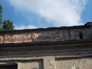 Sottotetto, particolare - Ex Chiesa dei Santi Pietro e Paolo a Caraglio