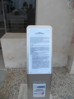 Pannello illustrativo - Cappella di San Bernardo a Castelletto Stura