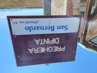 Pannello illustrativo - Cappella di San Bernardo a Castelletto Stura