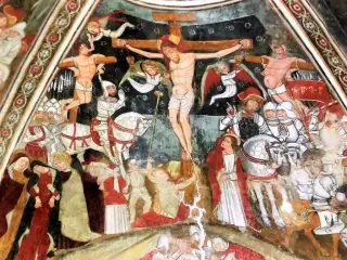 Crocifissione - Cappella di San Bernardo a Castelletto Stura