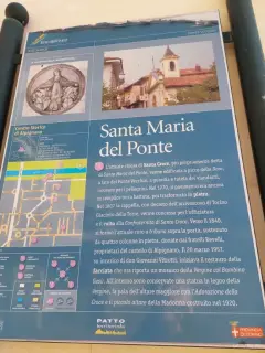 Pannello illustrativo - Chiesa di Santa Maria del Ponte a Alpignano