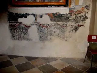 Tracce affresco - Chiesa di San Marcellino a MacraFrazione Villar