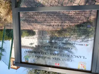 Pannello illustrativo - Chiesa di Sant'Ilario a Cassinasco